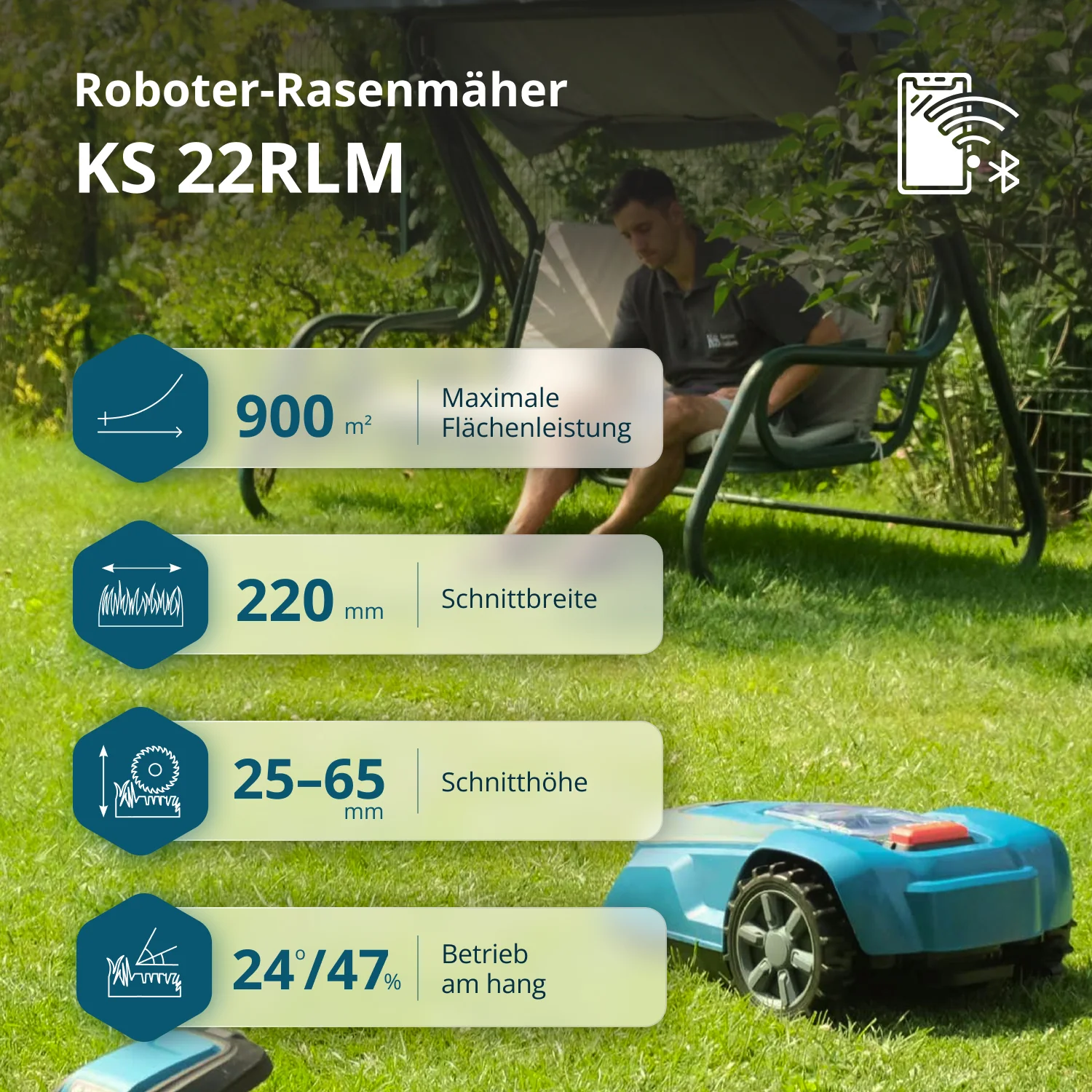 Roboter-Rasenmäher KS 22RLM – Bild 11