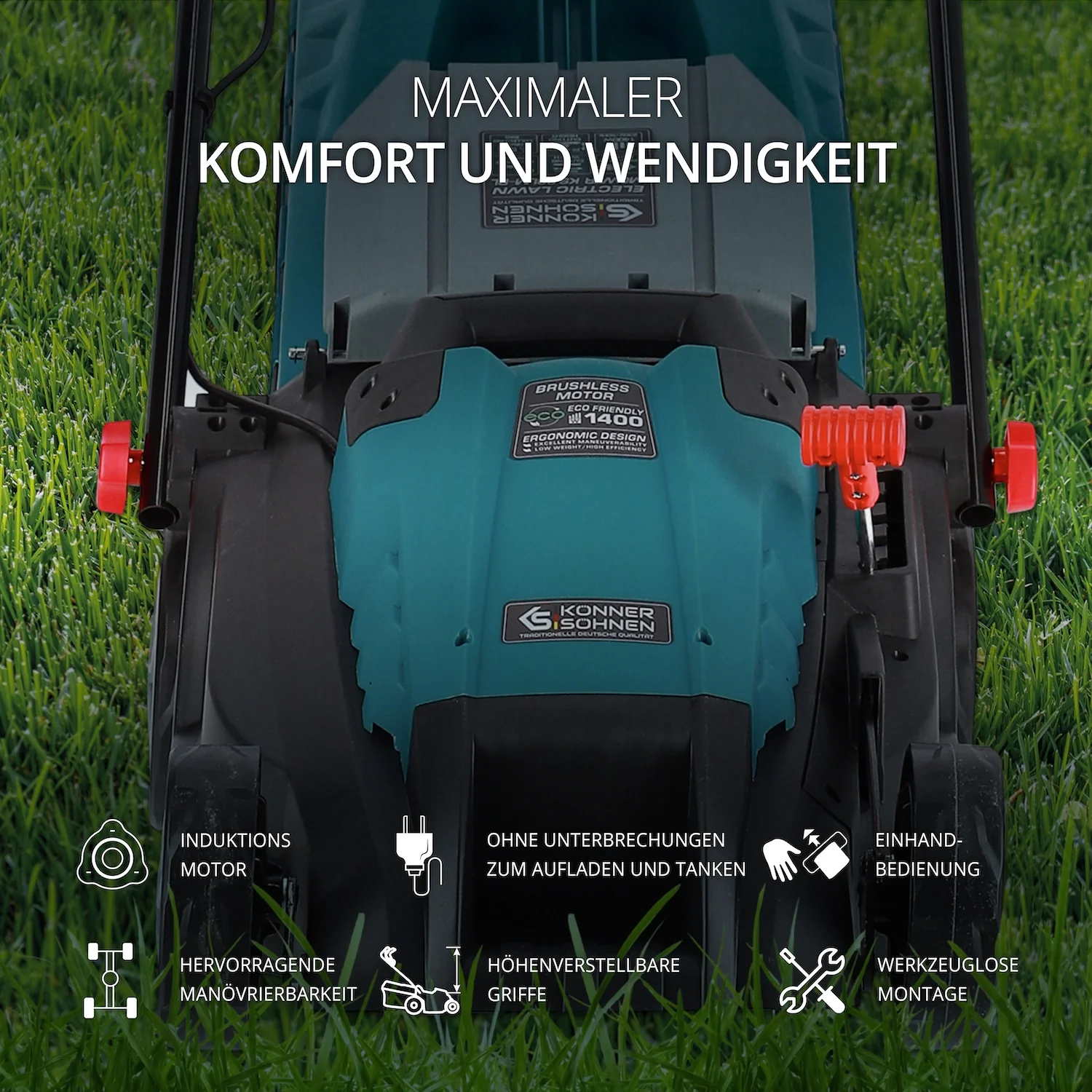 Elektrischer Rasenmäher KS 38LM-BL – Bild 7