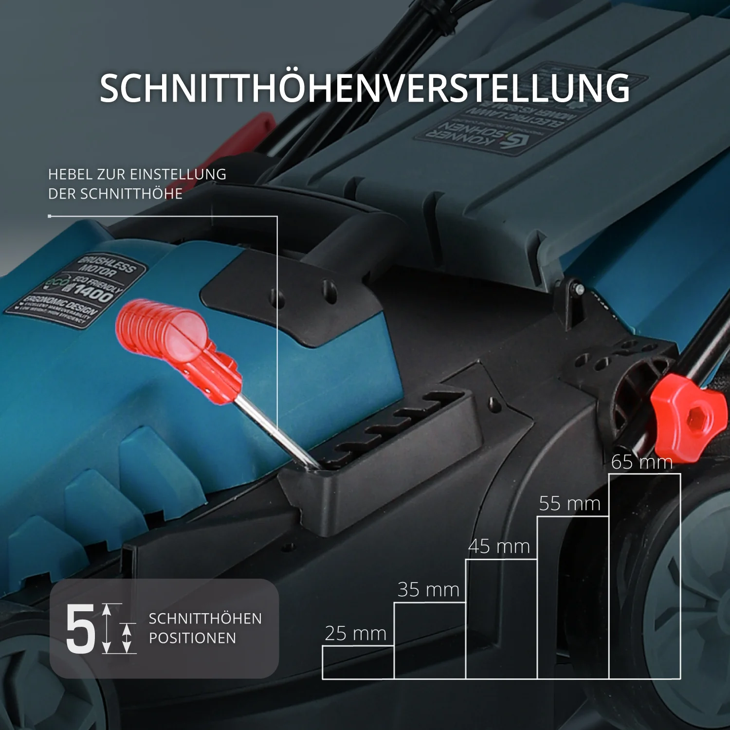 Elektrischer Rasenmäher KS 38LM-BL – Bild 9