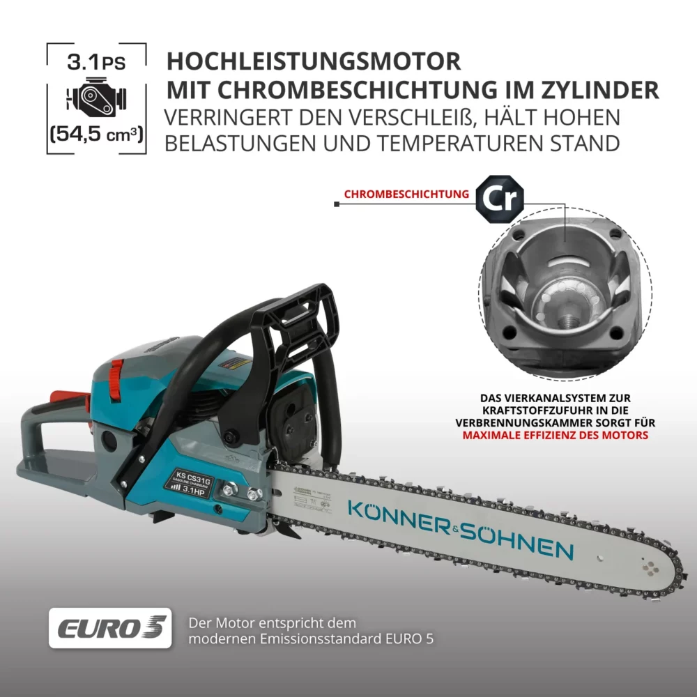Alternative view of Benzin-Kettensäge KS CS31G-18