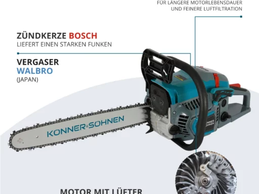Benzin-Kettensäge KS CS31G-18 – Bild 3