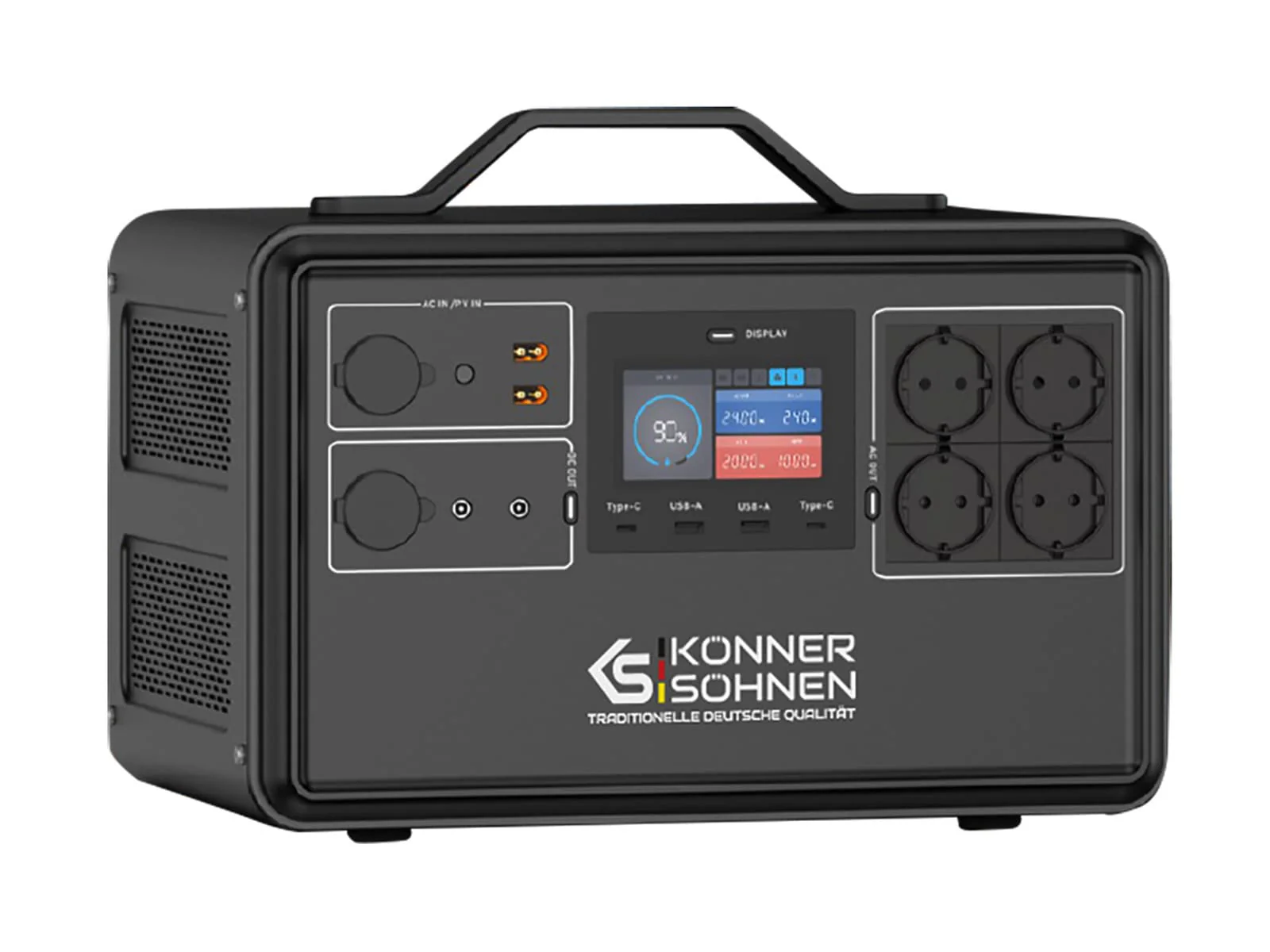 Tragbare Powerstation KS 2400PS – Bild 3
