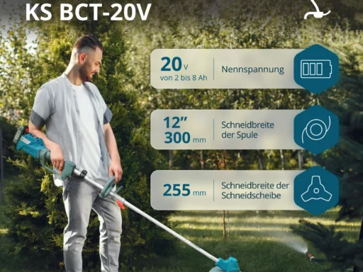 Akku-Rasentrimmer KS BCT-20V – Bild 2