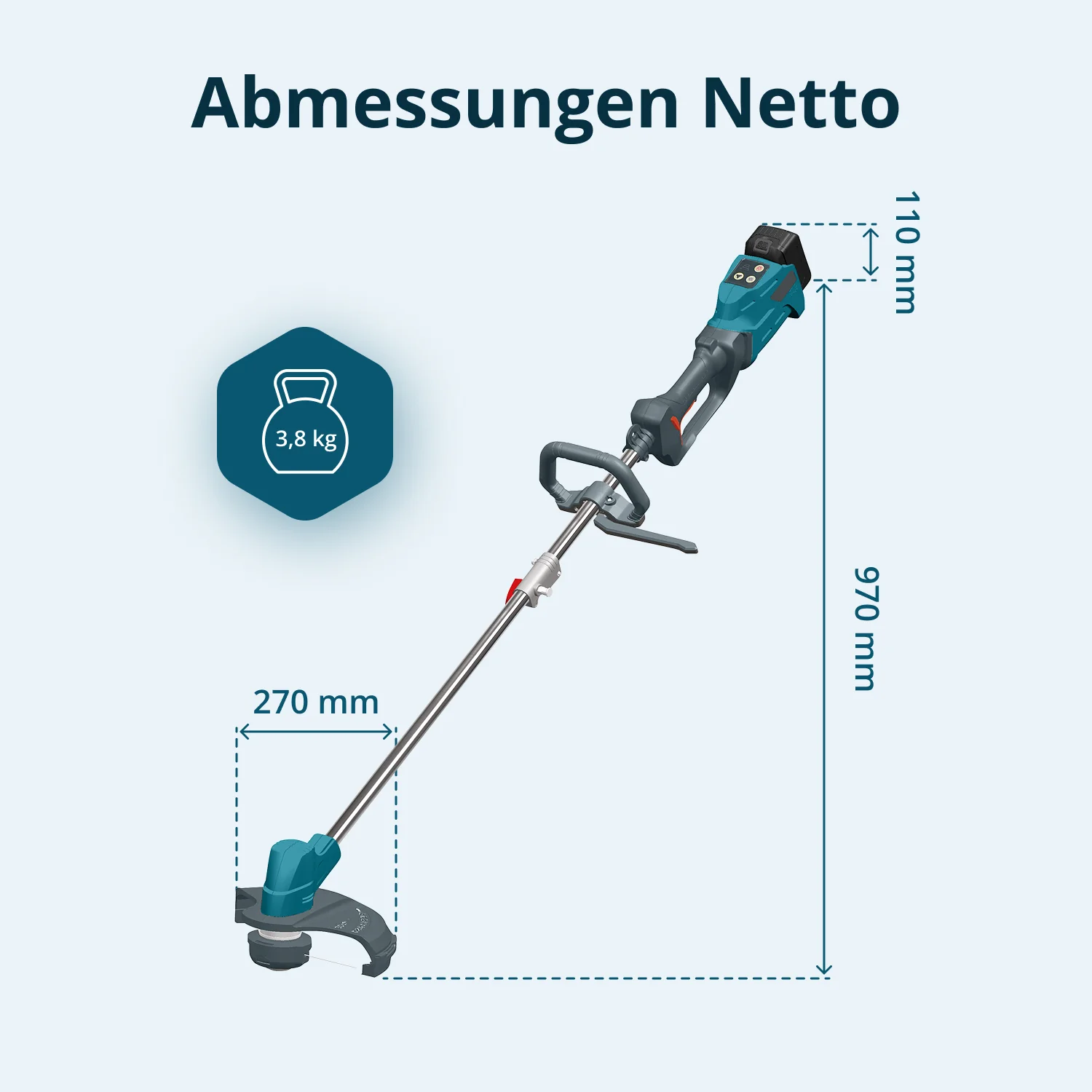 Akku-Rasentrimmer KS BCT-20V – Bild 11