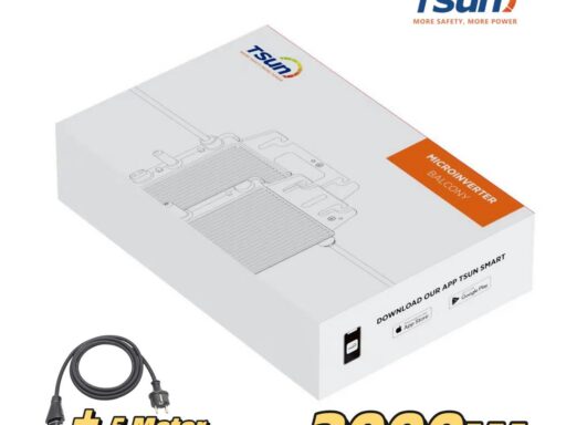 TSUN Balkon Mikrowechselrichter TSOL-MS2000(800w), WLAN integriert, inkl. 5 Meter AC Schlusskabel – Bild 2