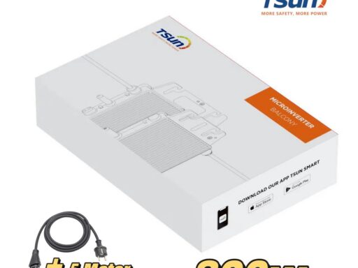 Tsun Mikrowechselrichter TSOL-MS800, WLAN, inkl. 5 Meter AC Schlusskabel – Bild 2